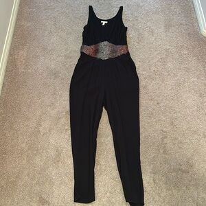 SILENCE + NOISE Black Jumpsuit